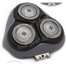 필립스 면도기 호환 그레이 헤드 HQ8 S1150 1310 1510 S1520 MVL3798 커터 블레이드, PT 시리즈 - 짙은 회색 전체 머리