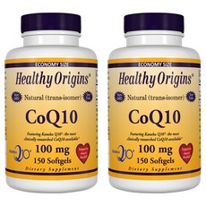 Healthy Origins 無麩質無糖輔酶Q10軟膠囊 100mg, 150顆, 2罐