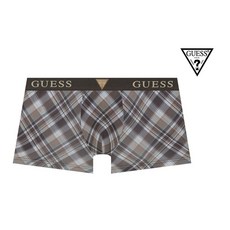 게스언더웨어 속옷 체크프린트 드로즈 GDMDR923DBR ZNN527 GRA691