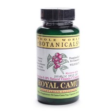 WHOLE WORLD BOTANICALS 皇家卡姆果萃取素食膠囊, 1個, 70 件