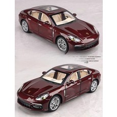 파나메라 다이캐스트 포르쉐 자동차 모형 장식 미니어처, 1 32 포르쉐 티야칸 핑크, 1개