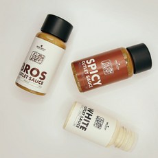 돈까스브로스 소스 3종 세트 (브로스 + 화이트 + 매콤 ) 경양식 돈가스, 1개, 700g