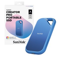 SanDisk Creator Pro Portable SSD 外接式固態硬碟, 藍色, 2TB