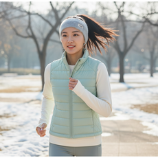 제이엔 러닝 귀마개 겨울 방한 헤어밴드 스포츠 밴드, 1개, 그레이