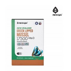 NZ오리진 뉴질랜드 초임계 추출공법 초록입홍합30캡슐, 1정, 1개
