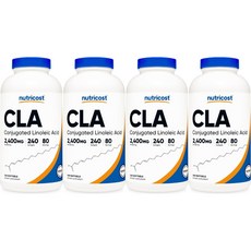 뉴트리코스트 CLA 공액리놀레산, 240개, 4개