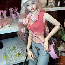 娃の新衣 瑜珈服套裝：4分bjd娃衣 3分衣服瑜伽服背心褲子緊身褲襪瑜伽褲套bjd普四衣服 BJD換裝衣服 bjd私養 換裝打扮