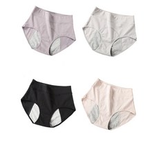 MIZ DAY女款高腰衛生內褲 4件組