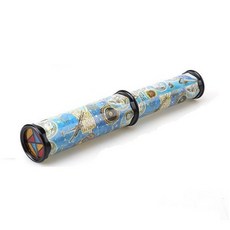 2단 만화경 클래식 장난감 프리즘 과학 장난감 생일 선물 문구, 2단 블루