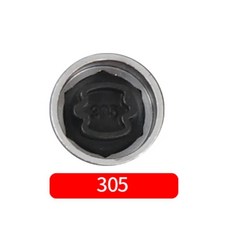 도난 방지 휠 볼트 잠금 너트 키 어댑터 타이어 나사 클래스 제거 도구, 8. 305, 1개