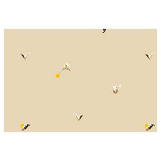 嬰兒遊戲墊 0.9公分厚 寶寶爬行墊 安全無毒 舒適防撞, PVC兒童地墊-淺棕米格魯