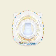 물노리 유아용 국산 펄 트윙클 쿠션 보행기 튜브, 투명, 1개