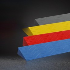 문턱 경사 진입로 문틈 노랑 매트 패드 발판 바닥 슬로프, 100x7x1cm 레드, 1개