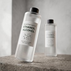 알콜 70% 곡물 발효 식물성 에탄올-손소독 재료 500ml 1개