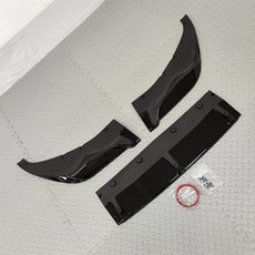 2019-2022 BMW 7 시리즈 G11 G12 LCI M 스포츠 글로스 블랙 V 스타일 리어 디퓨저 스플리터 바디킷 호환