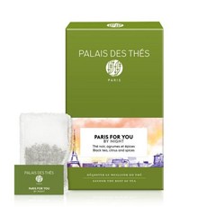 Palais des Thés - Blue of London - 얼 그레이 홍차 베르가못 및 콘플라워 - 20개 면 티백 박스, 당신을 위한 유기농 파리 밤