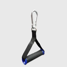 체육관 그립 저항 밴드 핸들 피트니스 미끄럼 방지 그립 강력한 나일론 웨빙 그립 풀러 핸들 갠트리 액세서, 12 1Pcs-Blue-buckle