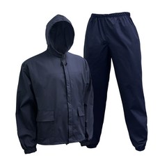 카멜로 면 피스복 투피스 작업복 여름 경량 얇은 방진복 작업복 K002-CN, L, 1세트, 네이비