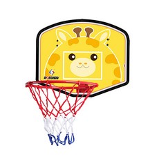 농구골대 가정용 실내 백보드 37cm 바구니 구형패턴 미니농구대, 트럼펫 기린, 관심가게 선물하기, 1개