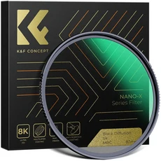 K&F Concept Nano-X 시리즈 블랙 미스트 1/4 1/8 필터 확산 37/40.5/43/46/49/52/55/58/62/67/72/77/82mm, 10 43mm, 02 Black Mist 1-4