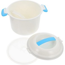 업코치 전자레인지 밥솥 밥 고기 채소 및 파스타용 1.8L6컵 BPA 프리 소형 플라스틱 찜기 가정 사무실 기숙사용 식기세척기 안전 조리기구, 업코치 전자레인지 밥솥 밥 고기 채소 및 파스타용 1.