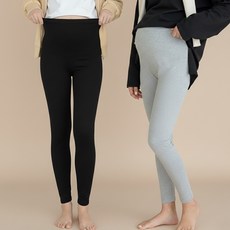 [ 1+1 구성 ] 수엠W 허리 끈조절 신축성 좋은 만삭 S200 임부10부레깅스