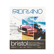파브리아노 브리스톨지 스케치패드 B02 (A3/250g/20매), A3, 20매