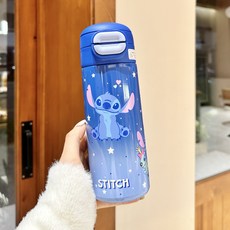 Disney 雙飲吸管保溫杯, 1個, 歡樂史迪奇530ml