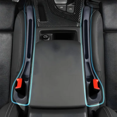 틈새 없이 깔끔한 차량용 시트 틈막이, 1세트, 블랙