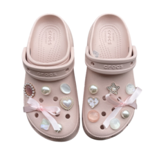 신발꾸미기 럭셔리 보석 진주 리본 파츠세트