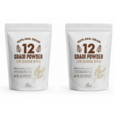 100% 순수 12곡 프리미엄 파우더 선식 1000g 대용량 2개