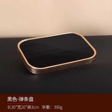 쥬얼리 소품 장식 보석 빈티지 펜던트 트레이 귀걸이, 1개, 반지 전용 / 블랙