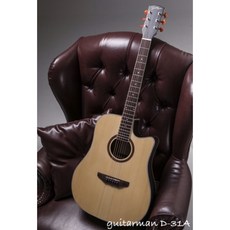 吉他人音樂工作室 台灣製原創品牌 guitarman D-31A 41吋D桶 手工雲杉面單板玫瑰木側背板 木吉他, 1個