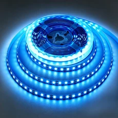 굴곡 가능한 플렉시블 LED 스트립 S자형 120 LED/미터 6mm DIY용 접이식 라이트 테이프 네온사인 글자, 01 파란색, 04 3미터, 05 하얀색