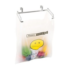 원기화 304 스테인리스 스틸 주방 문걸이 쓰레기봉투 선반, 1개