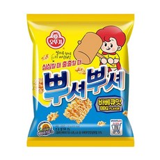 오뚜기 미니뿌셔 바베큐맛, 55g, 12개