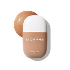 Morphe Hot Shot SUN 선캡 브론징 드롭 - 빛나는 피부 수분 공급 및 자연스러운 마감을 위한 나이아신아미드가 함유된 워터웨이트 리퀴드 브론저 드롭 브론즈 밤쉘, Money Honey