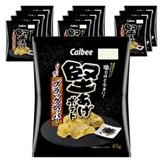 Calbee 卡樂比 堅脆洋芋片 黑胡椒, 12個, 65g