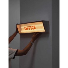아크릴 광고 라이트 박스 간판 LED 스텐 디스플레이 카페, 사이즈40x15x10cm