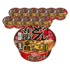 NISSIN 日清 咚兵衛香辣烏龍麵, 12入, 390ml