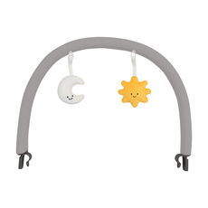 2026 리안드림콧 기저귀갈이대 신생아 유아 아기침대 전용 모빌, 라이트그레이