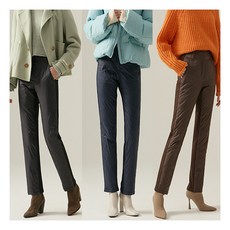 [모데나] L. 구스다운 일자핏 패딩팬츠 택1