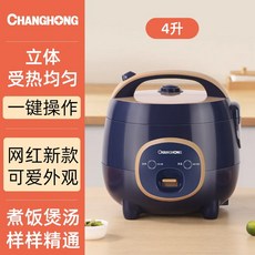 창홍 소형 미니 밥솥 기숙사 가정용 다기능 예약 3 4 5 명 6 220V, CN, 4.0L-button