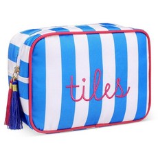 Sanwuta 지퍼가 달린 마작 타일 백 마작 보관 파우치 타일 보드 게임 피스 게임 파티 여행 모임 액세서리용 마작 가방 21.6 x 14 x 8.9cm(8.46 x 5., 클래식, 다크 블루