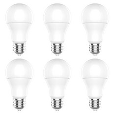 장수램프 LED전구 8W, 주광색, 6개