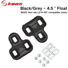 LOOK Keo 클릿 SPD-SL 룩 페달 사이클링 신발 자동 잠금 미끄럼 방지 호환 룩 로드 바이크, CHINA, 02 basic black 4.5, 1개