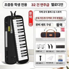 리리아누 입으로부는피아노 멜로디언 아코디언, 1개, 32키 블랙 EVA 케이스 B, 기본 모델명/품번