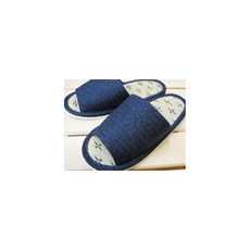 슬리퍼 시원하다 일본제 큰 사이즈 점보 골풀 향기 나는 중화풍 슬리퍼【LL 사이즈 28.5cm 정도까지】무지 플레인 앞트임형 세련됨 말차 그린 남 블루 시원하다 땀이 차지 않는