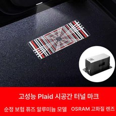 하이랜드 웰컴등 퍼포먼스 도어스팟 정식 중국 도어라이 도어 킥 다크 라벨 블루 인테리어, [플래드 패턴] 1개, 1L, 1개
