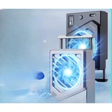 카메라 쿨링팬 냉각 발열방지 쿨러 영상촬영 라이브 녹화 무소음 쿨링 방열팬 냉각 (블랙) 기본 카메라 쿨링팬 1개, 쿨블랙카메라라디에이터